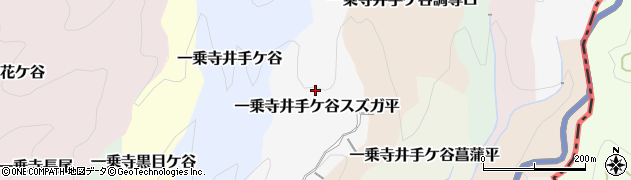 京都府京都市左京区一乗寺井手ケ谷スズガ平周辺の地図