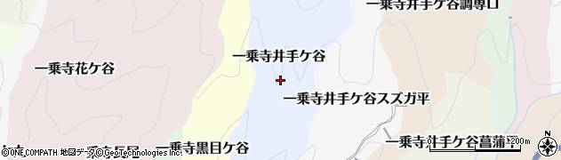京都府京都市左京区一乗寺井手ケ谷周辺の地図