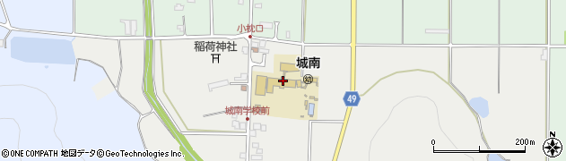 丹波篠山市立城南小学校周辺の地図