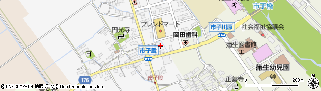 滋賀県東近江市市子殿町293周辺の地図