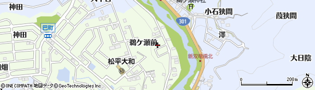 愛知県豊田市岩倉町鵜ケ瀬前25周辺の地図