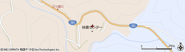 愛知県東栄町（北設楽郡）奈根（ヨラキ）周辺の地図