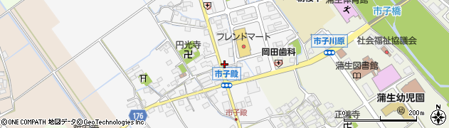 滋賀県東近江市市子殿町644周辺の地図