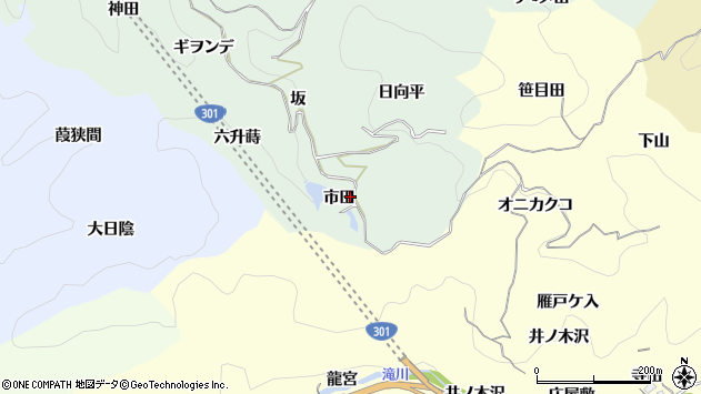 〒444-2205 愛知県豊田市鍋田町の地図