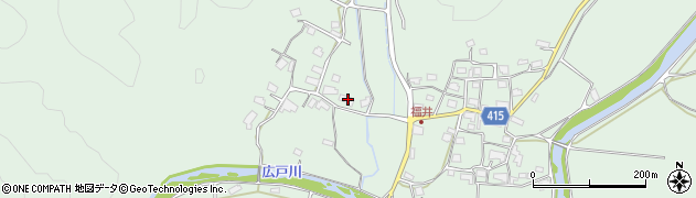 岡山県津山市福井1804周辺の地図