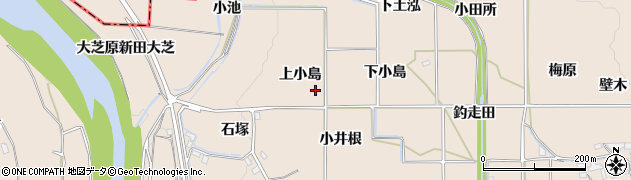 京都府亀岡市馬路町（上小島）周辺の地図