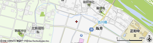 三重県桑名市坂井周辺の地図