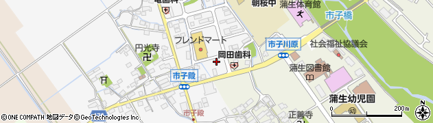 滋賀県東近江市市子殿町1415周辺の地図