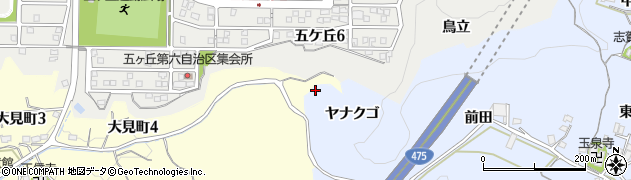 愛知県豊田市松平志賀町（ヤナクゴ）周辺の地図