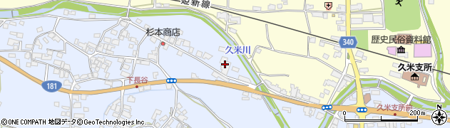 岡山県津山市南方中1077周辺の地図
