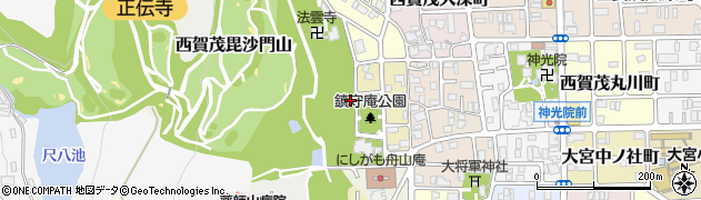 京都府京都市北区西賀茂鎮守菴町周辺の地図