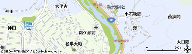 愛知県豊田市岩倉町鵜ケ瀬前30周辺の地図