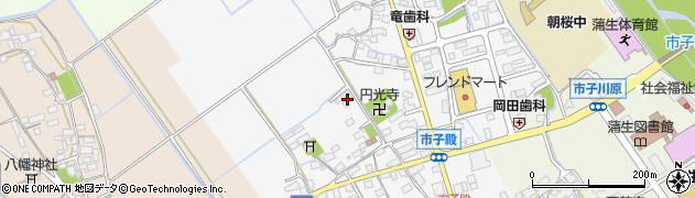 滋賀県東近江市市子殿町456周辺の地図