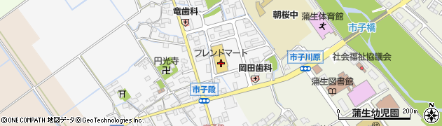 フレンドマート蒲生店周辺の地図