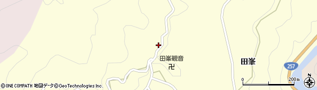 愛知県設楽町（北設楽郡）田峯（池久蔵）周辺の地図