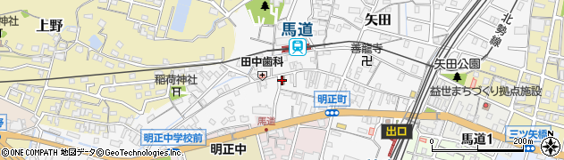 桑名馬道郵便局 ＡＴＭ周辺の地図
