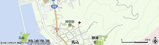 静岡県沼津市馬込周辺の地図