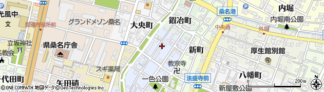 三重県桑名市一色町50周辺の地図