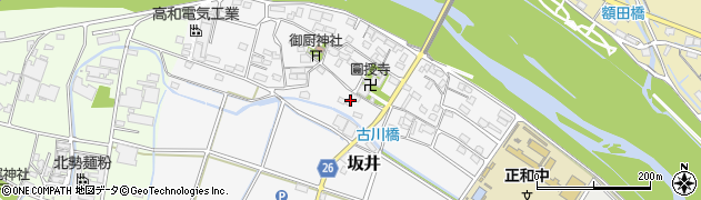 三重県桑名市坂井603周辺の地図