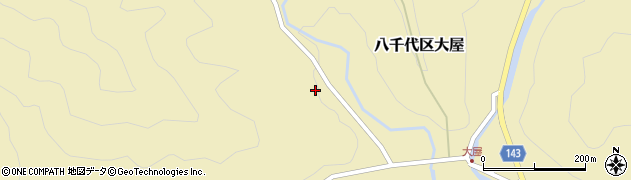 兵庫県多可郡多可町八千代区大屋539周辺の地図