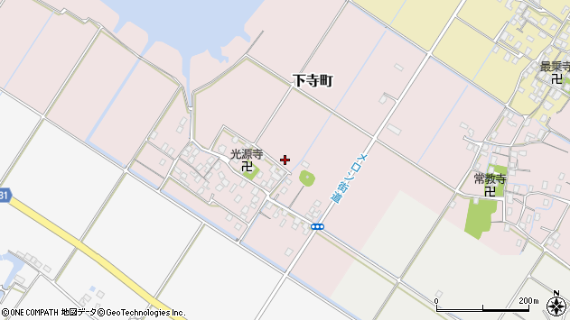 〒525-0007 滋賀県草津市下寺町の地図
