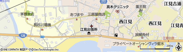 千葉県鴨川市東江見周辺の地図