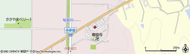 兵庫県丹波篠山市小多田161周辺の地図
