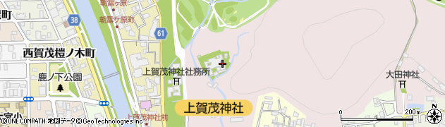 上賀茂神社周辺の地図