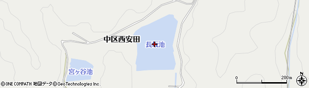 長坂池周辺の地図
