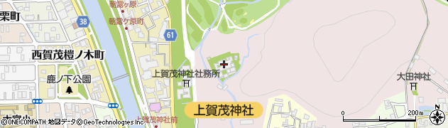 賀茂別雷神社（上賀茂神社）周辺の地図