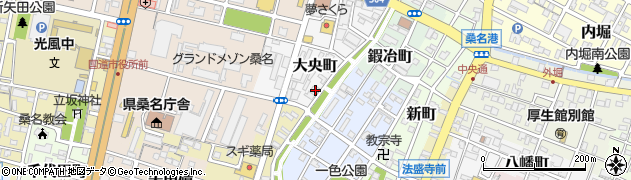 三重県桑名市大央町40周辺の地図