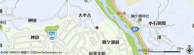 愛知県豊田市岩倉町鵜ケ瀬前26周辺の地図