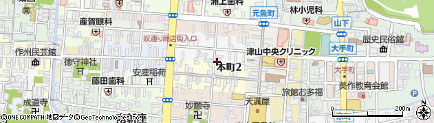 奥井旭峯園　西支店周辺の地図