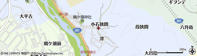愛知県豊田市鵜ケ瀬町小石狭間28周辺の地図