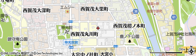 ガーデンハウス西賀茂周辺の地図