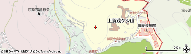 京都府京都市北区上賀茂深泥山神町周辺の地図