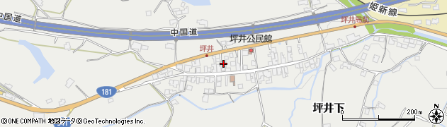 岡山県津山市坪井下1740周辺の地図