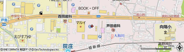 津山ドライ　ウエストランド店周辺の地図