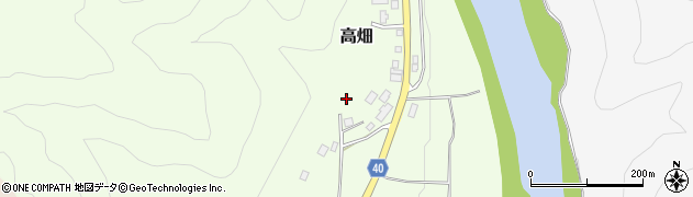 島根県邑智郡美郷町高畑307周辺の地図