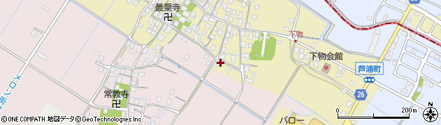 滋賀県草津市下物町333周辺の地図