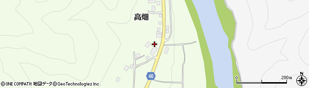 島根県邑智郡美郷町高畑112周辺の地図