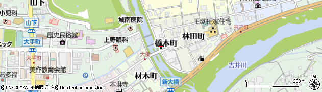 岡山県津山市橋本町10周辺の地図