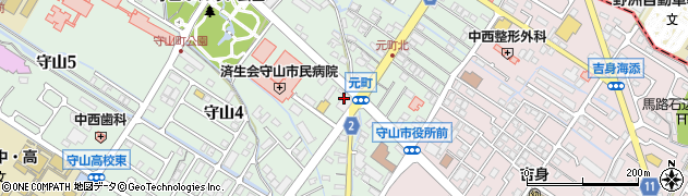 関西みらい銀行守山駅前支店 ＡＴＭ周辺の地図