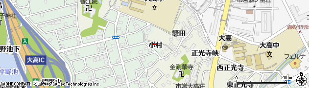 愛知県名古屋市緑区大高町（小村）周辺の地図