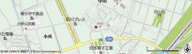 愛知県豊明市沓掛町中川182周辺の地図