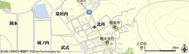 京都府亀岡市千歳町千歳（北所）周辺の地図