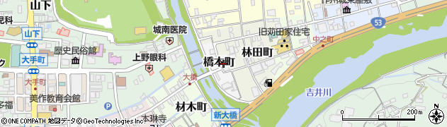 岡山県津山市橋本町15周辺の地図