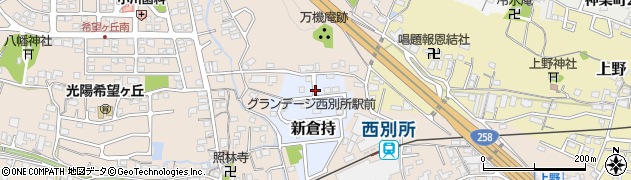 三重県桑名市新倉持周辺の地図