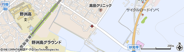 滋賀県野洲市行畑804周辺の地図