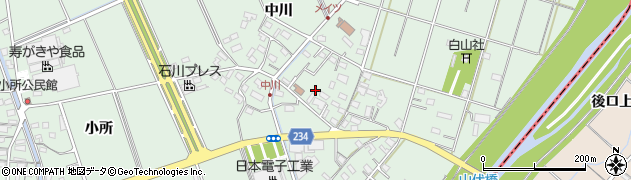愛知県豊明市沓掛町中川226周辺の地図
